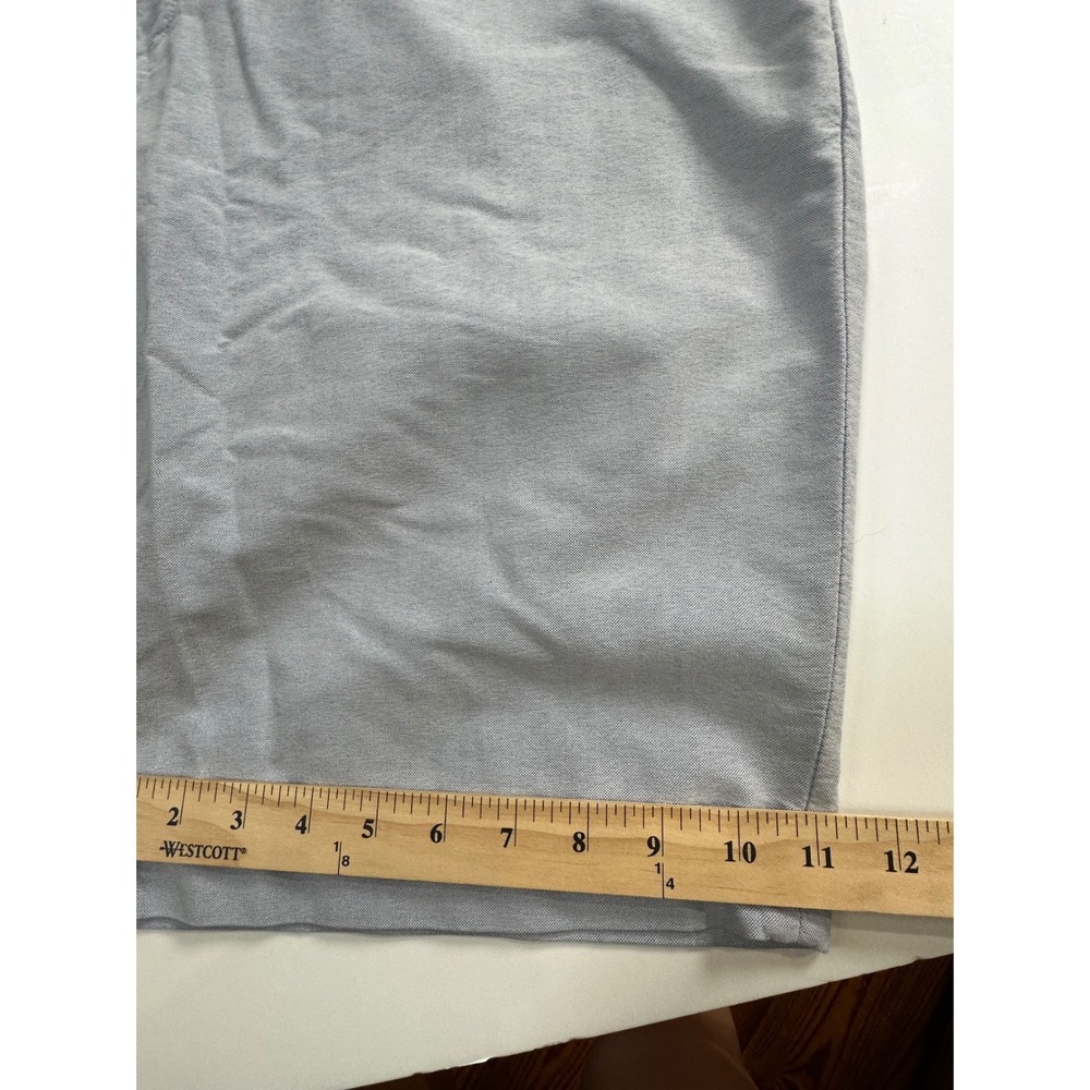 Polo Ralph Lauren Mens Shorts Size 40 Blue Grey Flat Front Casual Classic Fit - Picture 7 of 11